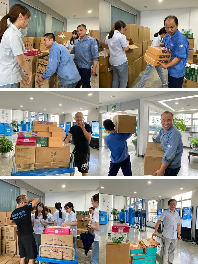 寧波香蕉视频网站在线观看中秋禮品發放現場