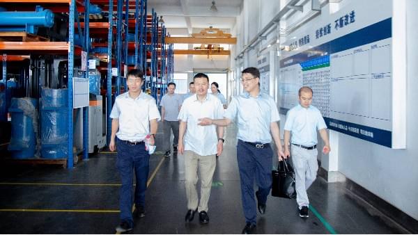 歡迎寧波市政協代表團來香蕉视频网站在线观看壓縮機調研指導