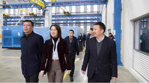 慈溪市副市長率考察團蒞臨寧波香蕉视频网站在线观看壓縮機公司調研