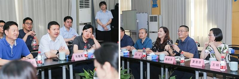 臨平政協考察團對話寧波香蕉视频网站在线观看創始人岑煥軍
